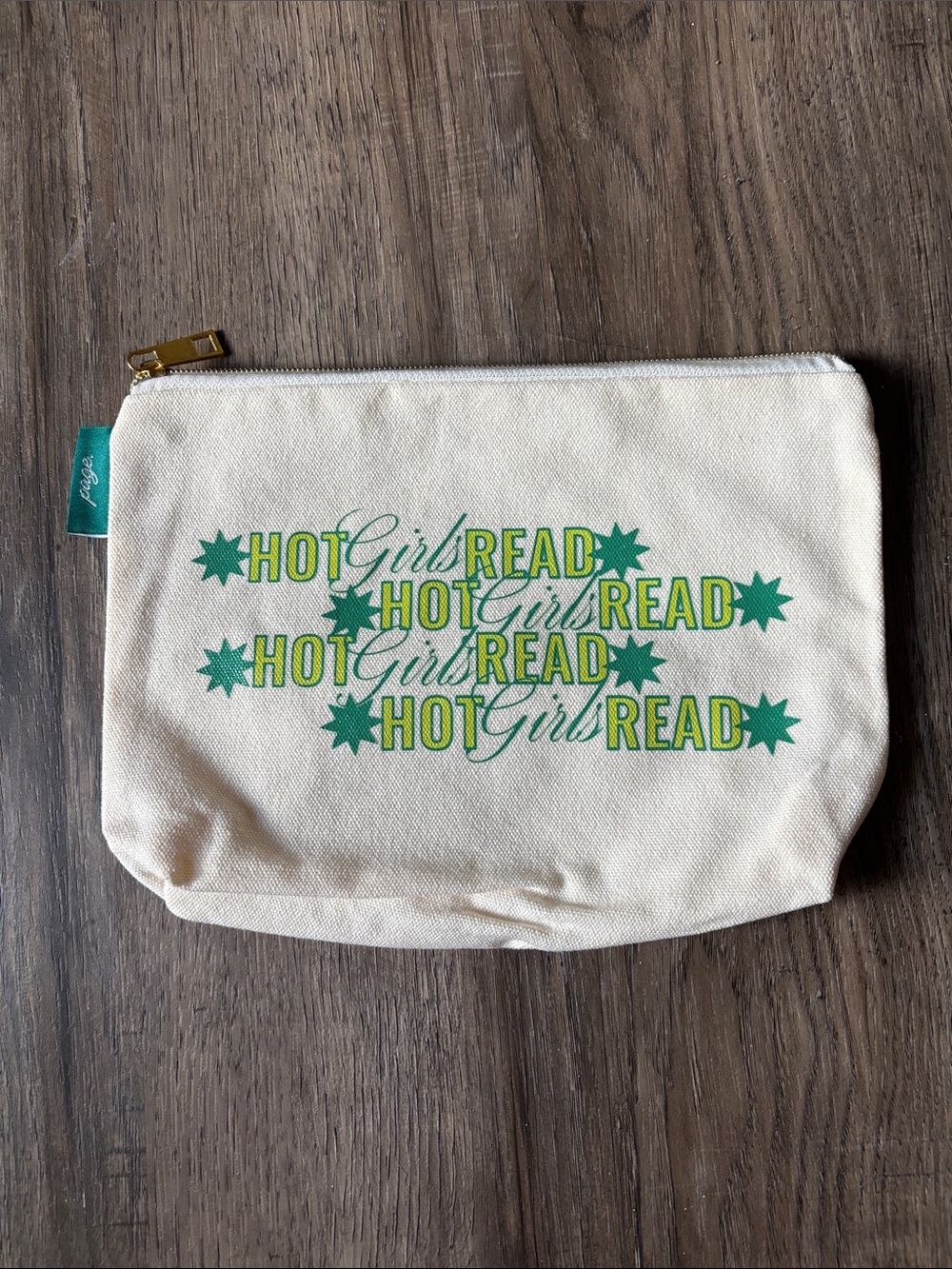 Bookish Zip pouch